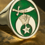 Shriners-fraternity-green-enamel-signet-ring-sm5